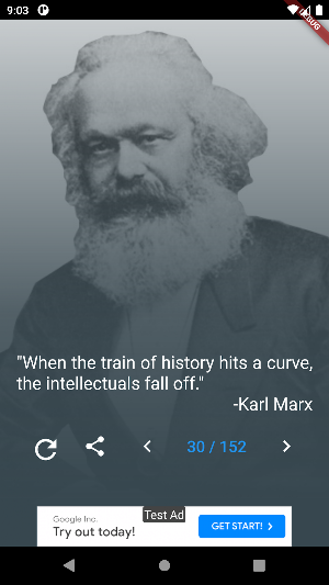 Karl Marx Quotes Screenshot 0