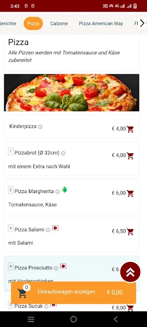 Roma Pizzeria Heimservice Screenshot 3