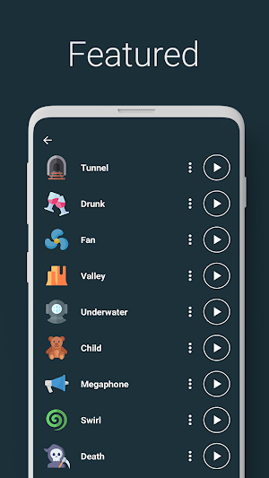 Voice Changer - Audio Effects Screenshot 2