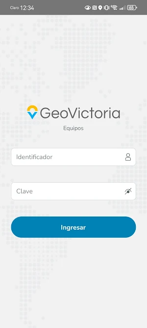GeoVictoria Equipos Screenshot 0