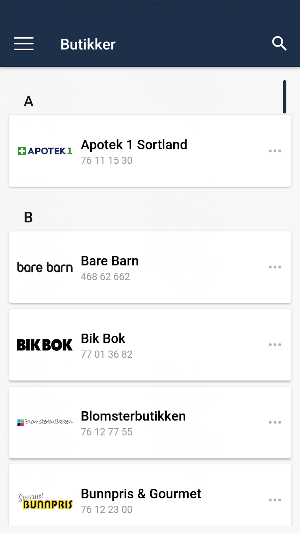 Sortland Storsenter Screenshot 2