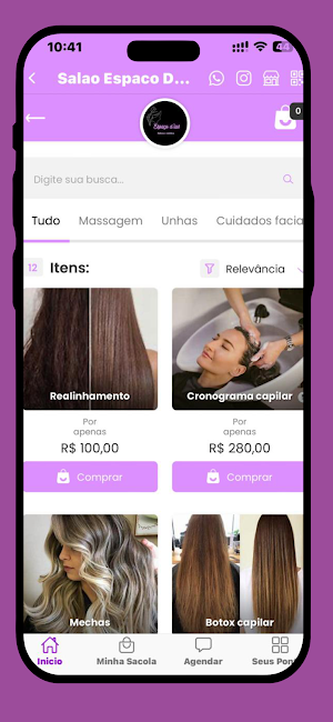 Salão Espaço D'las Screenshot 2