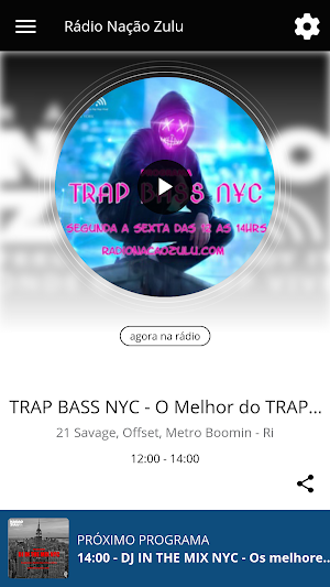 Rádio Nação Zulu Screenshot 0