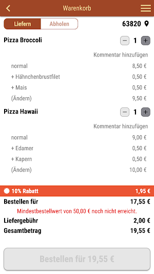 Zum Steinofen Wörth Screenshot 1