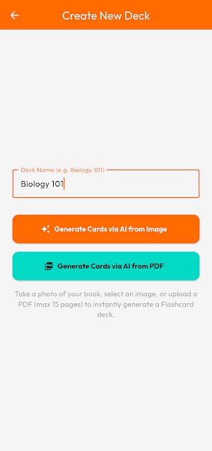 Memora App Screenshot 1