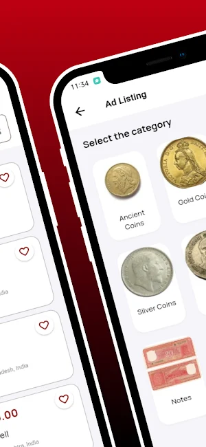 Old Coin Selling App Screenshot 2