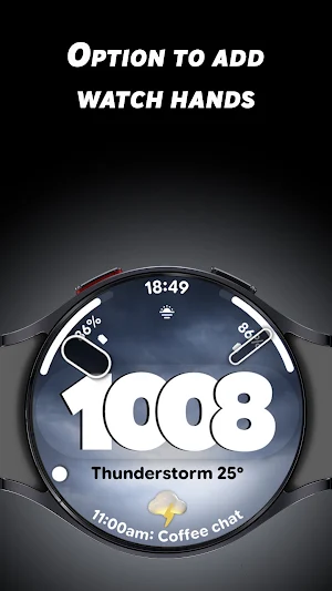 Bold Weather 2 - Watch face Screenshot 2
