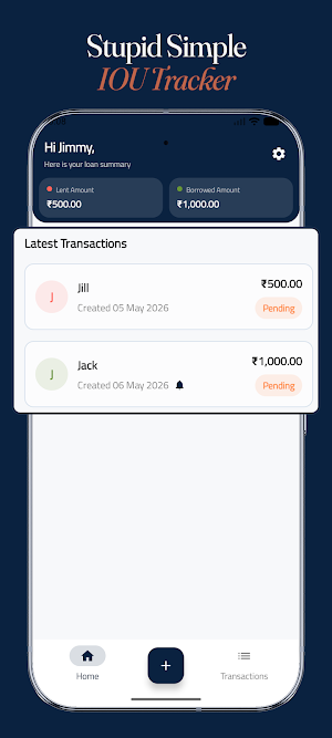LoanLog: Debt & IOU Tracker Screenshot 0