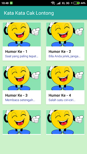 Kata Humor Cak Lontong Screenshot 0