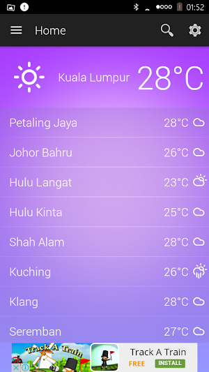 Malaysia Weather Screenshot 1