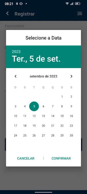 Controle de Horas Extras Screenshot 2