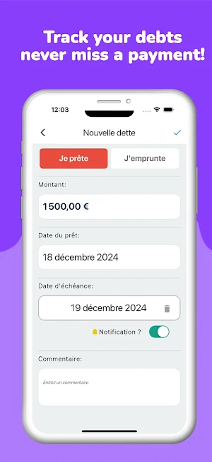 Debt Tracker - IOU & Loans Screenshot 1