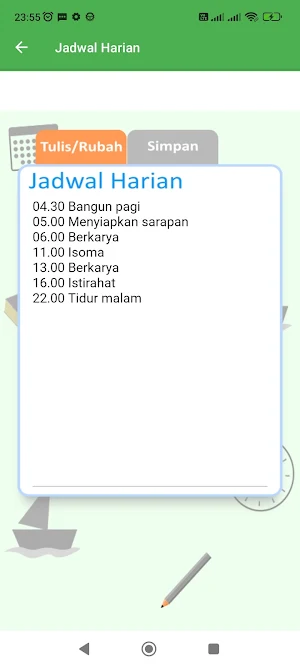 Jadwal Harian Screenshot 3