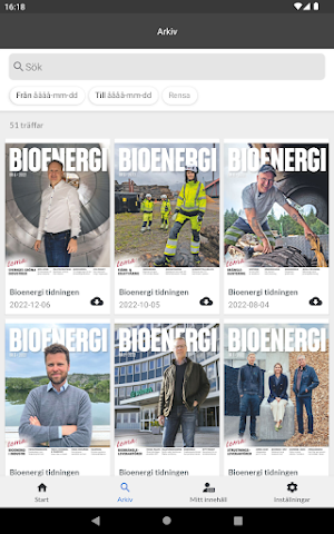Bioenergi e-tidning Screenshot 3