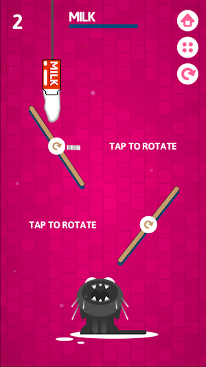 Cat challenge: Cat milk game Screenshot 0