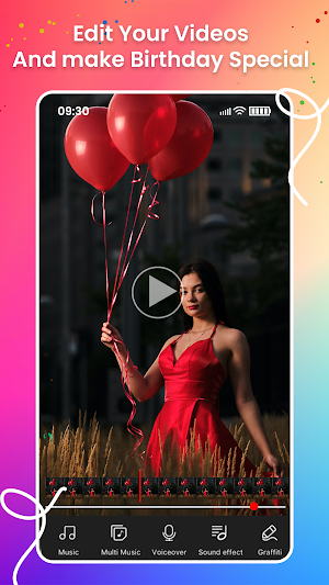 Birthday Photo Frame With Song Screenshot 1