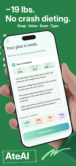 AteAI: AI Calorie Counter Screenshot 0