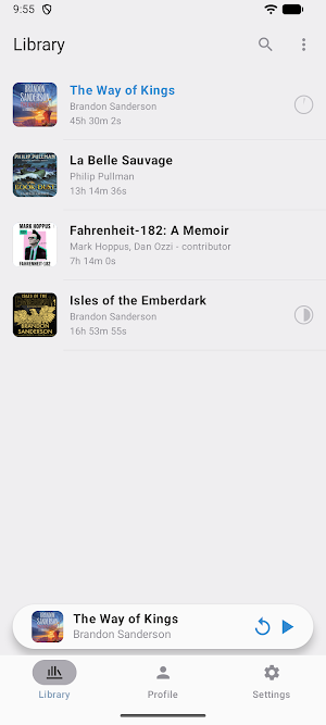 BookPlayer Screenshot 0