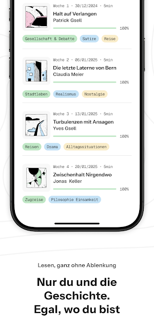 erlesen - Kurzgeschichten Screenshot 2