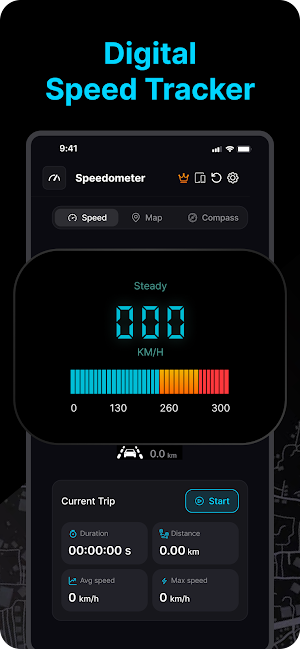 Speedometer PRO・MPH Tracker Screenshot 1