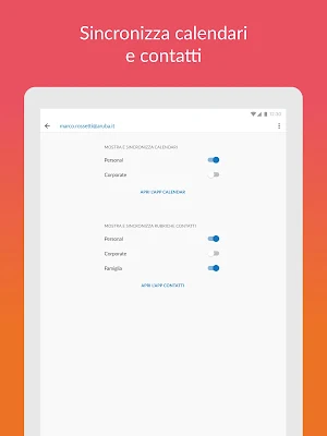 Aruba Sync DAV Screenshot 2