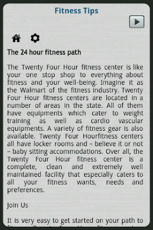 Fitness Tips Screenshot 2