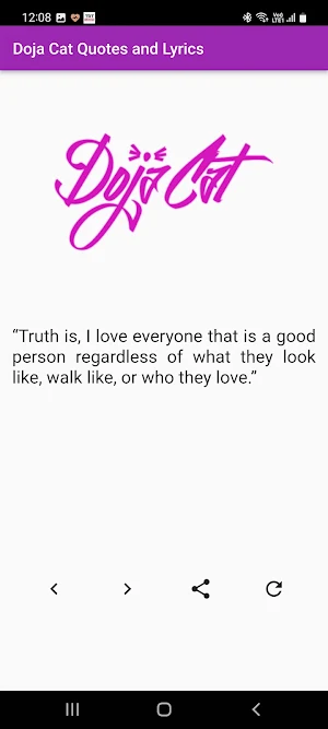 Doja Cat Quotes and Lyrics Screenshot 1