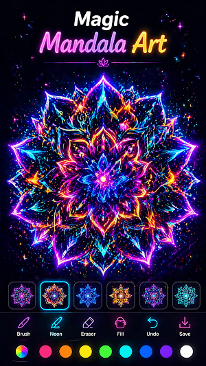 Glow Paint Studio: Draw Art Screenshot 3
