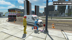 Ambulance Rescue 911 Simulator Screenshot 2
