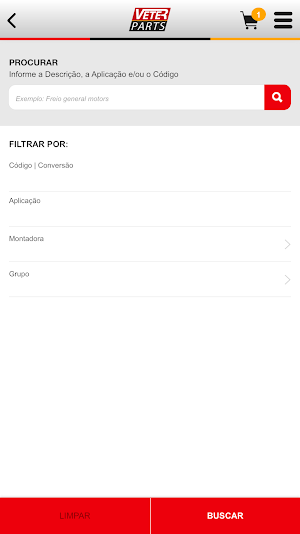 Veter Parts - Catálogo Screenshot 1