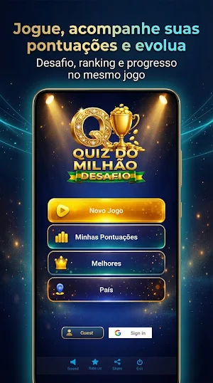 Quiz do Milhão: Desafio Screenshot 0