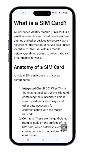 SIM Info: Owner Details Guide Screenshot 1