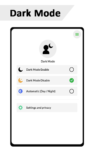 Dark Mode - Toggle for Night Mode Screenshot 1