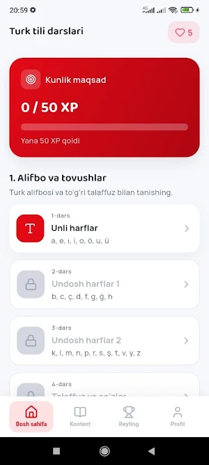 Turk tili darslari Screenshot 0