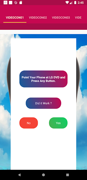 Videocon d2h Remote Control Screenshot 2