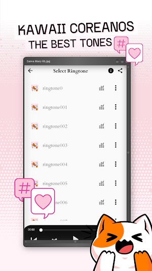 Ringtones Kawaii Coreanos Screenshot 1
