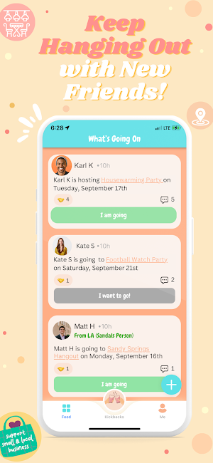 Kickback: Meet & Hang Out Screenshot 2