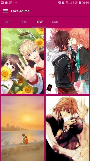 Anime Wallpaper, Anime Girl/Boy/Love/Sad Wallpaper Screenshot 2