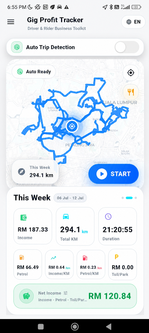 Gig Profit Tracker Screenshot 1