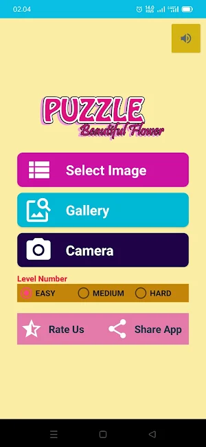 Beautiful Flower Game Puzzle Screenshot 1