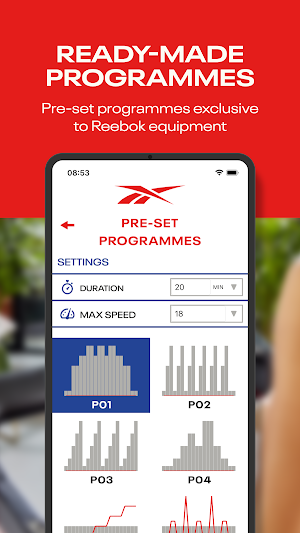 Reebok Console App Screenshot 2