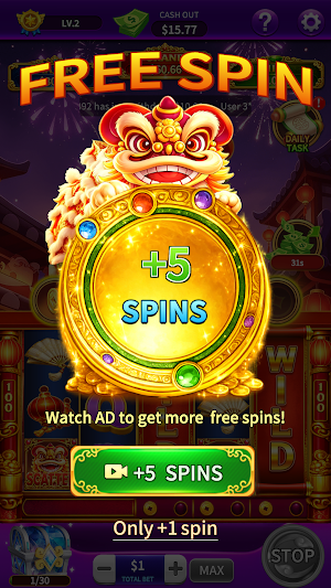 Lion Dancing Slot: Win Cash Screenshot 1