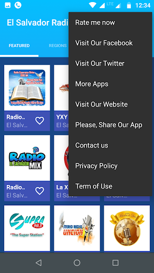 SV Radio: Radios El Salvador Screenshot 1