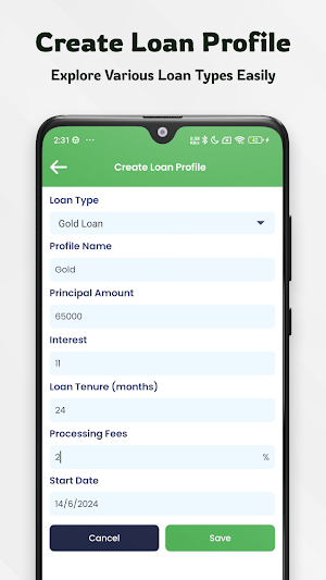 Loan EMI Calculator Screenshot 2
