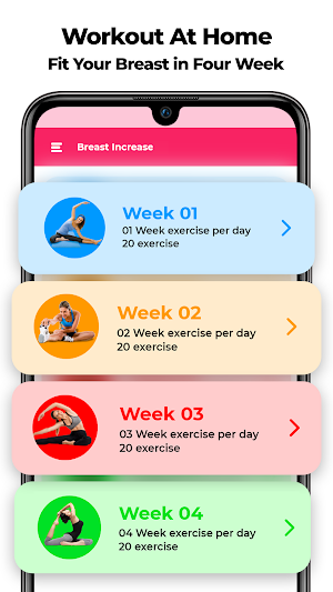 Uneven Breast Exercise at Home Screenshot 3