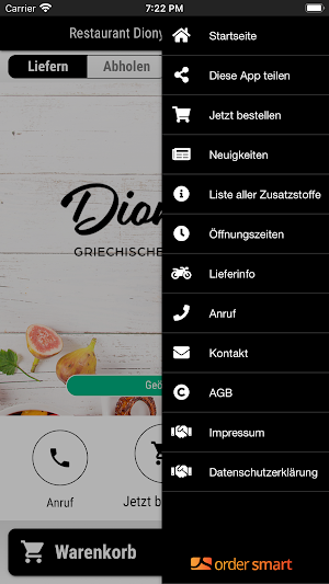 Restaurant Dionysos Screenshot 2