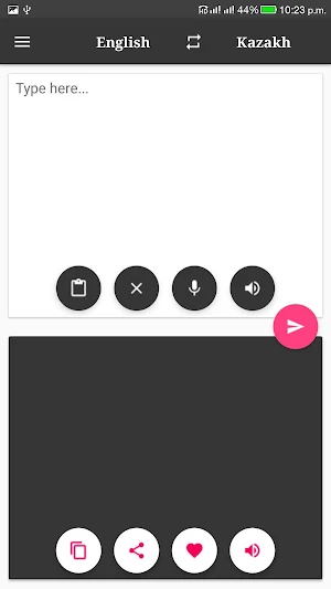 Kazakh-English Translator Screenshot 0