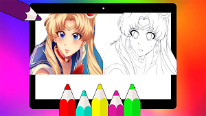 Sailor Moon Coloring Book Screenshot 3