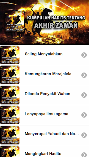 Kumpulan Hadits Tentang Akhir Zaman Screenshot 0