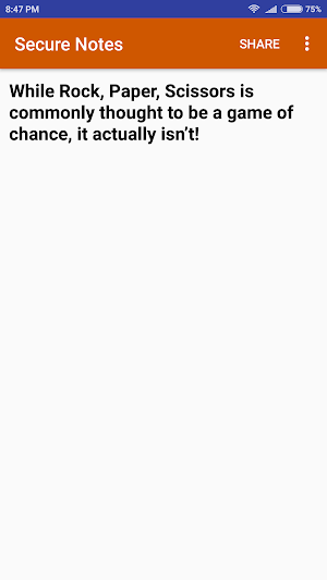 Secure Notes Screenshot 2